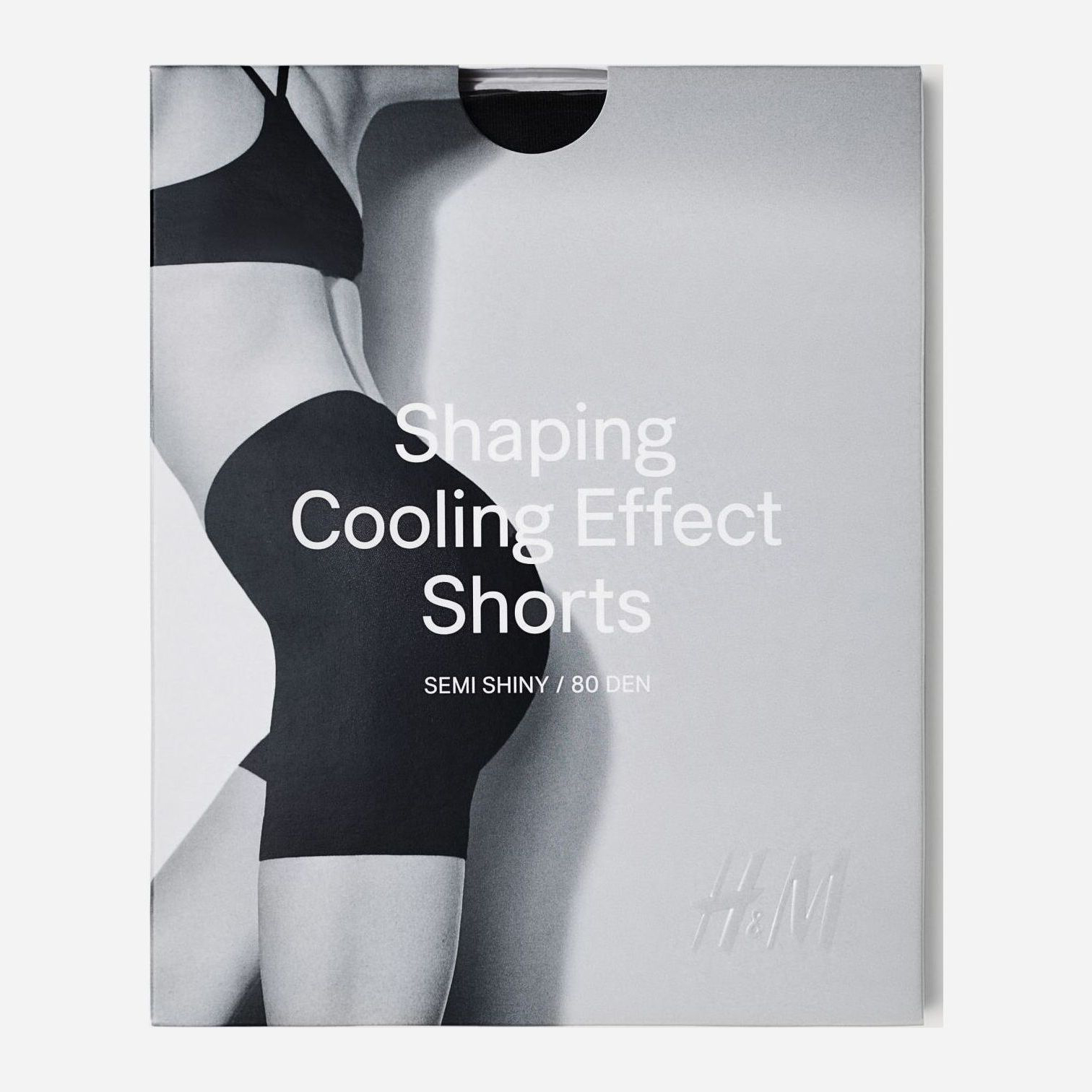 

Спортивные утягивающие шорты H&M 266168sm M Черные