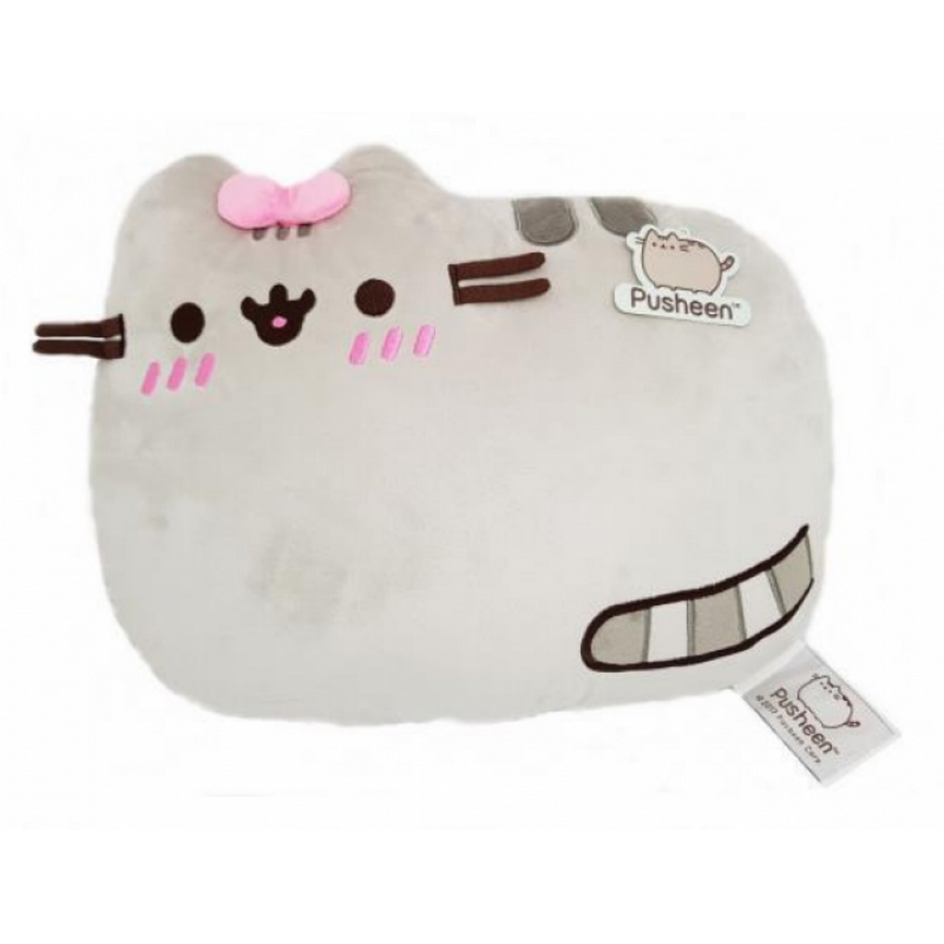 

Мягкая игрушка, подушка Кот Пушин Pusheen. Оригинальная лицензия 35x28x8 см (5051516803543)