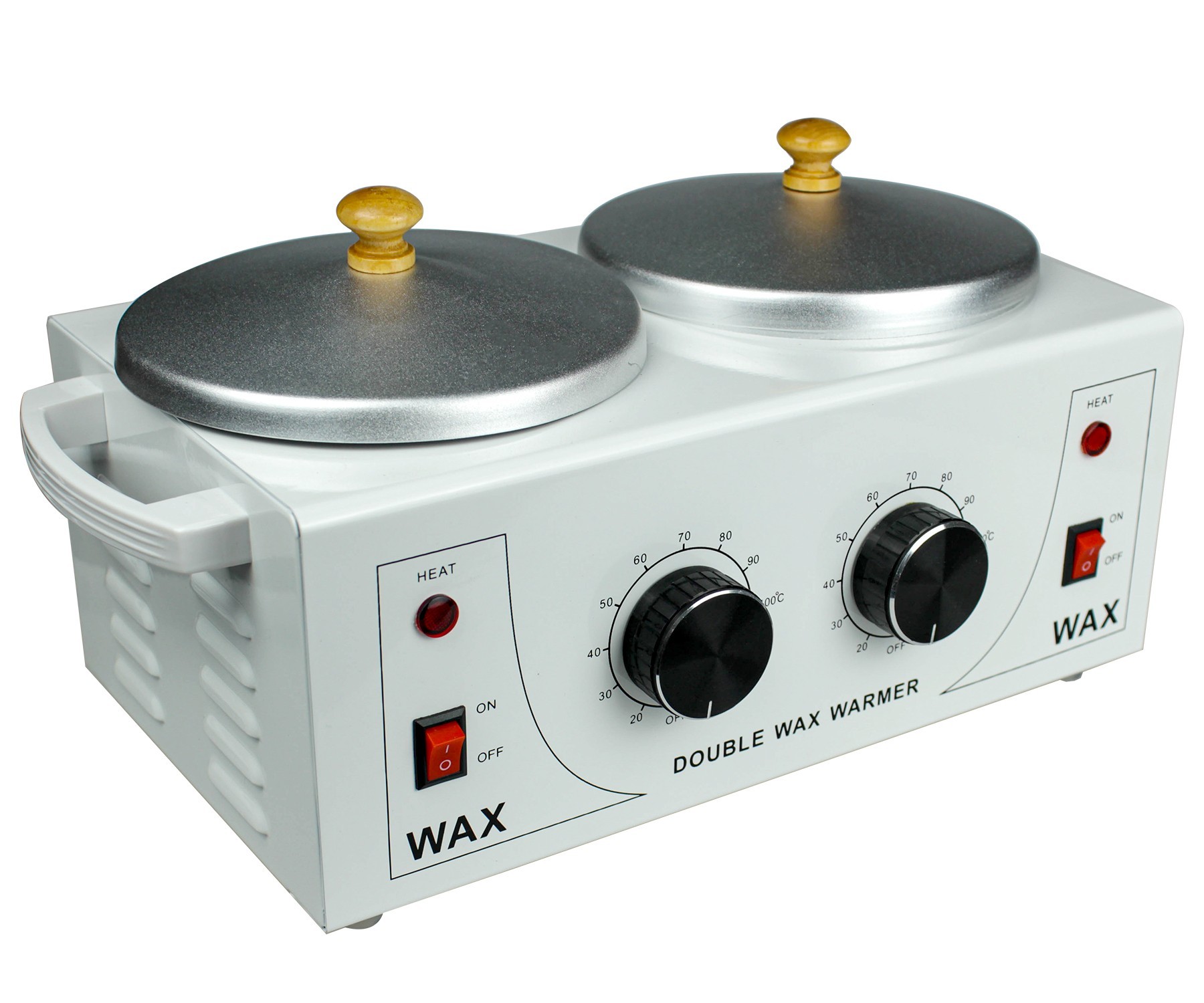 Воскоплав баночный на 2 банки Pro-wax AD-800 Double Wax Warmer белый от ...