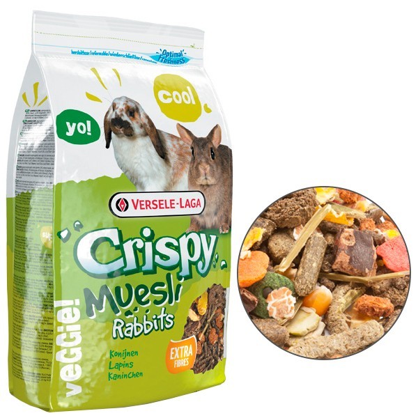 

Корм для карликовых кроликов Versele-Laga Crispy Muesli Cuni зерновая смесь 20 кг (5410340611296)