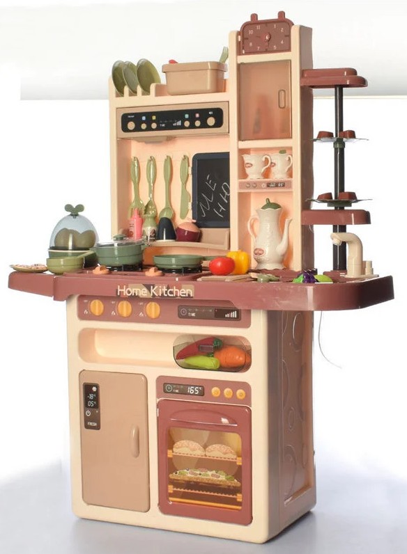 

Кухня игровая детская мальчику и девочке Home Kitchen 93,5 см с водой и паром 889-212