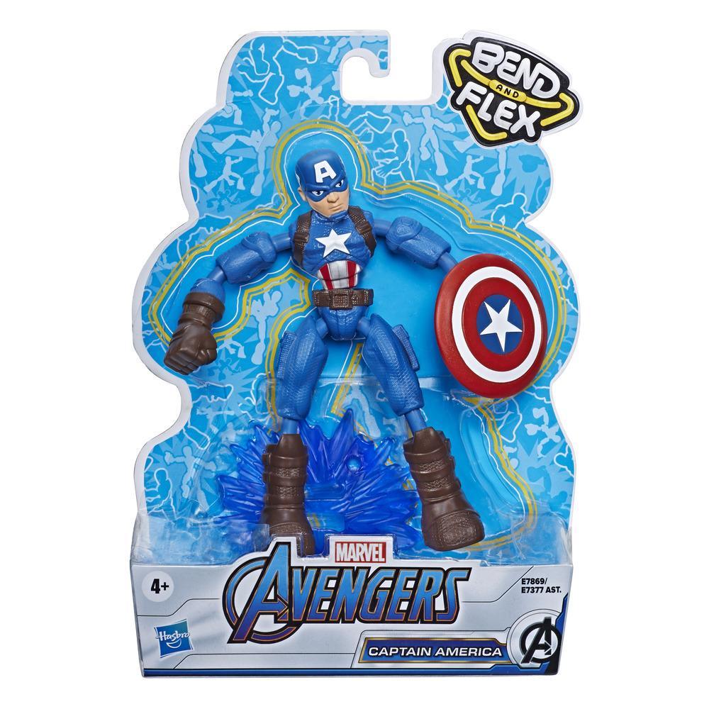 

Фигурка Капитан Америка Гнущийся Bend And Flex Captain America Hasbro E7869