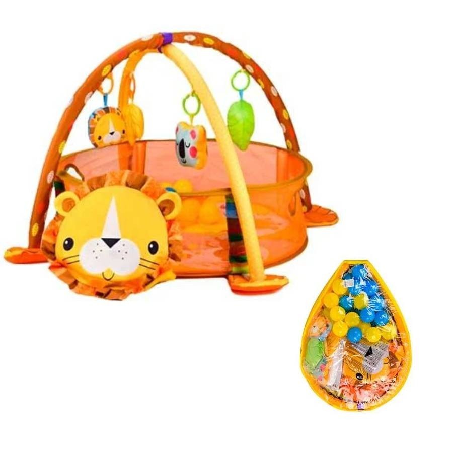 

Сухой бассейн Babypol игровой коврик манеж для малышей с бортиками 518-59