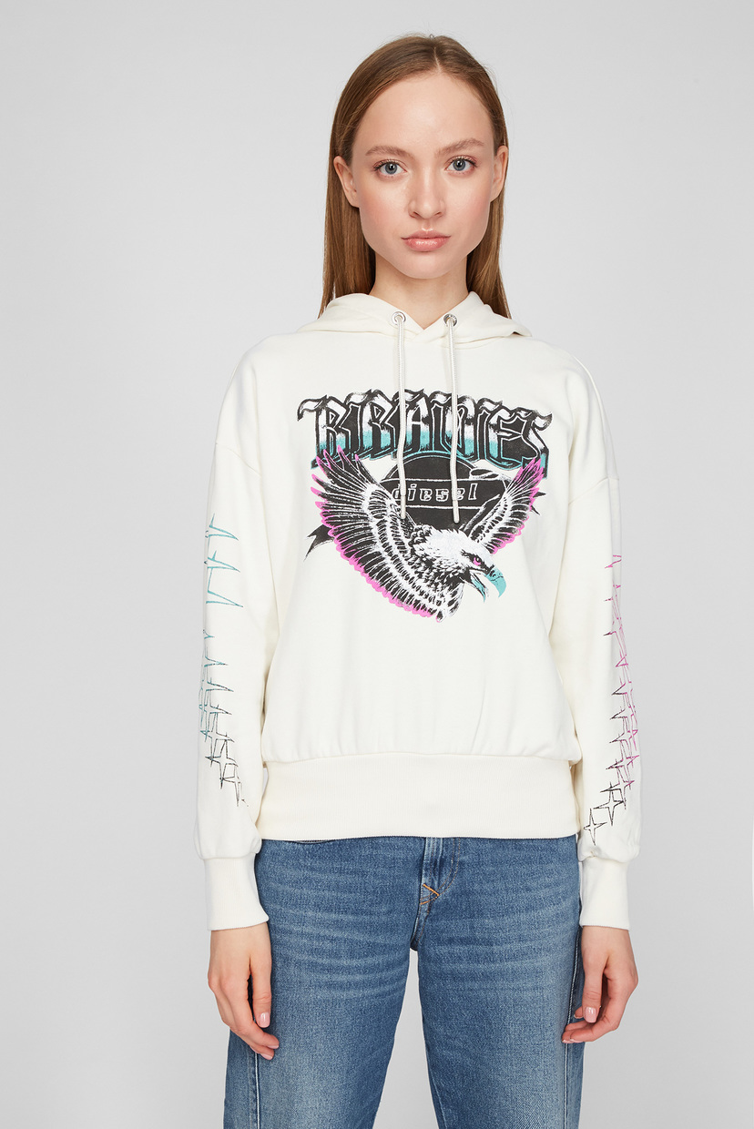 

Женское бежевое худи F-MAGDALENA-A2 SWEAT-SHIRT Diesel S A04460 0GRAC