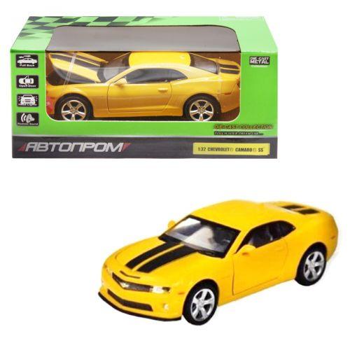

Машинка Chevrolet Camaro SS 1:32 Автопром желтый 68335