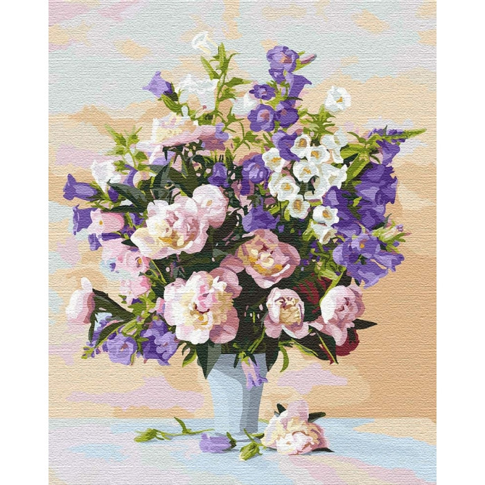 

Картина по номерам "Яркие колокольчики" 40х50см Идейка IDK3113