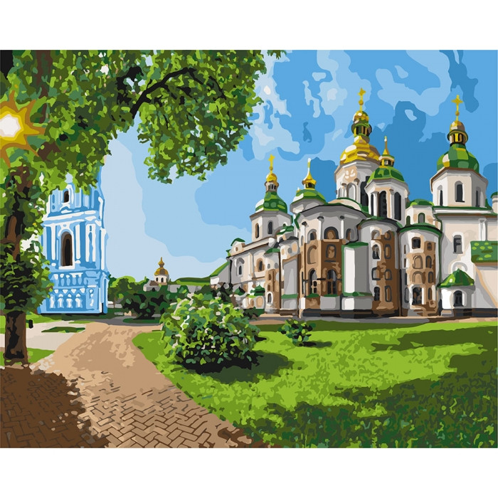 

Картина по номерам Городской пейзаж "София Киевская" КНО2831, 40х50 см