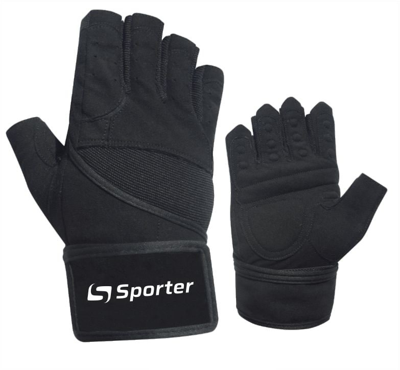 

Перчатки для кроссфита Sporter Перчатки Men (MFG-222.7 B) - Full Black - L