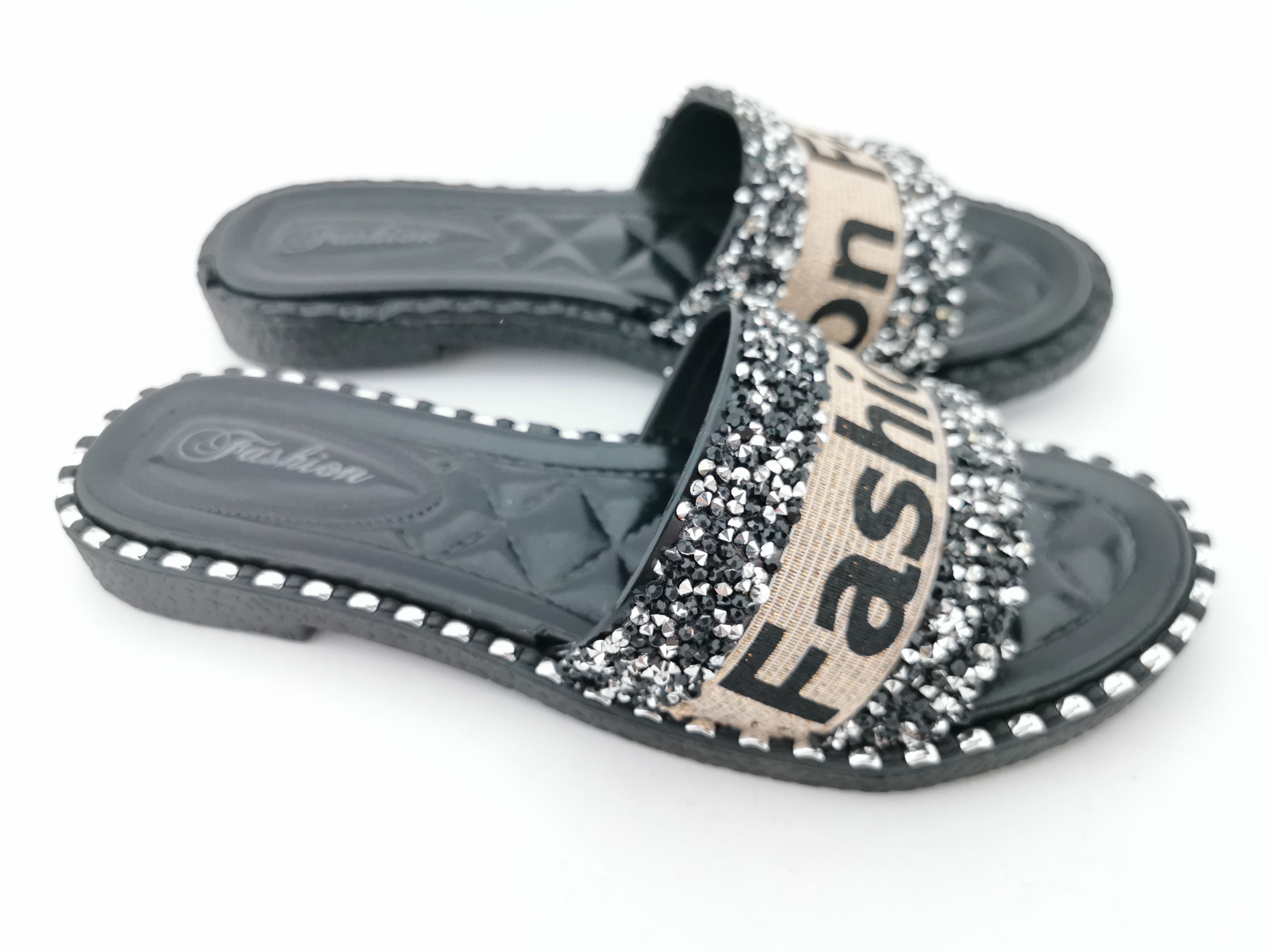 

Шлепанцы Fashion shoes L-10-2 37 22 см черные