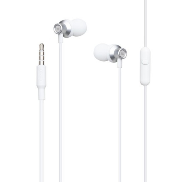 

Наушники XO EP15 In-ear metal White