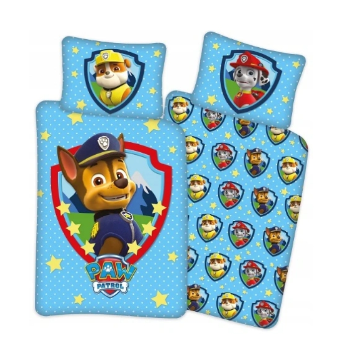 

Детское постельное белье Щенячий патруль, двустороннее, хлопок, по лицензии Psi Patrol 100 х 135 см