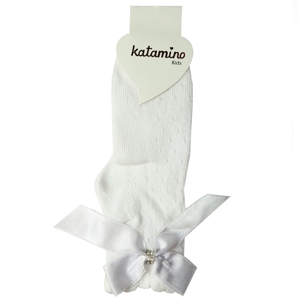 

Набор носки детские Katamino сетка 30-32 7-8 лет Белые