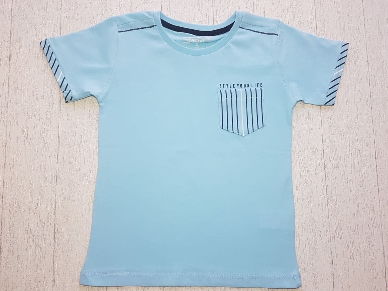 

Футболка для хлопчика Divonette блакитна 1038-03, Футболка для хлопчика Divonette блакитна 1038-03-128