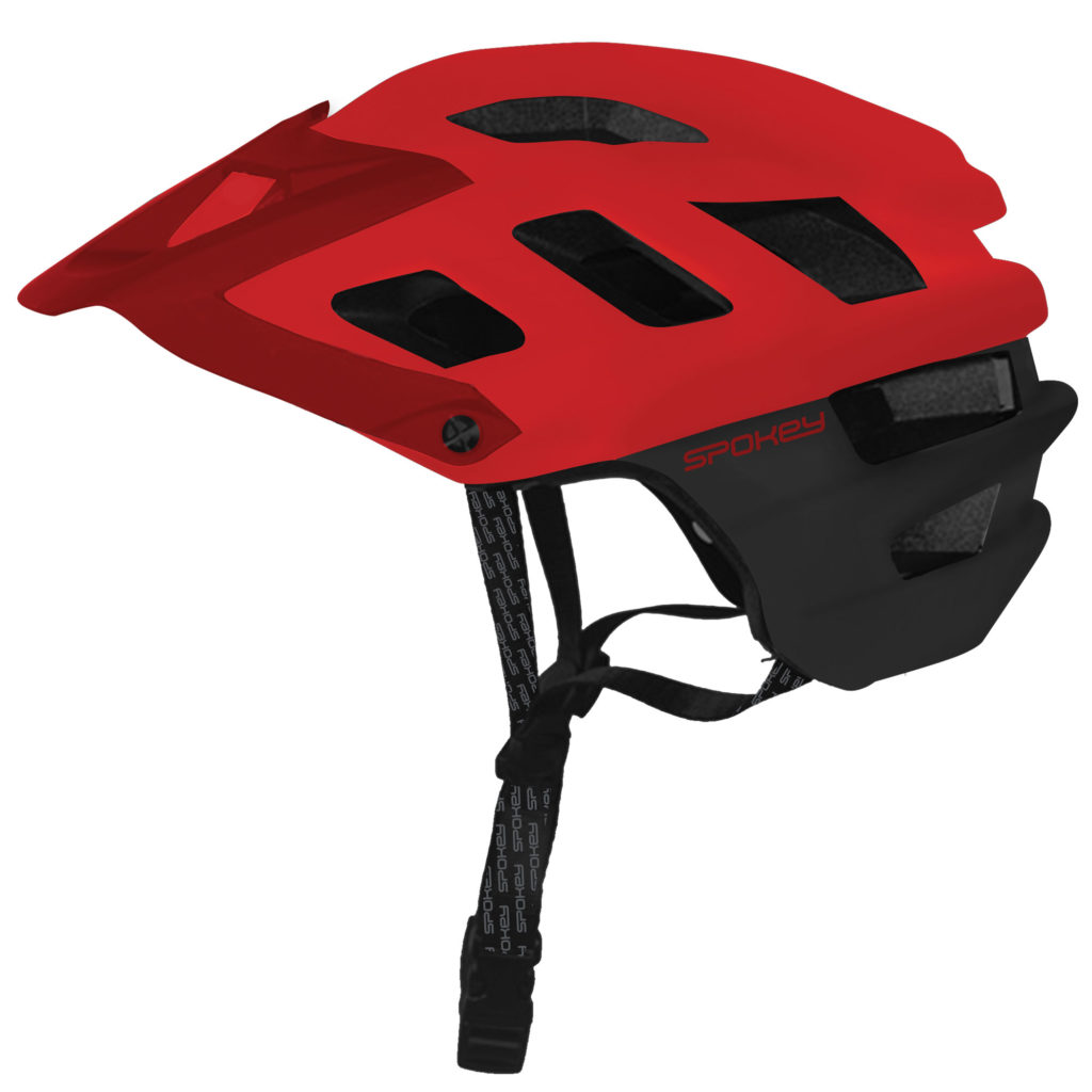 

Велосипедный шлем Spokey SINGLETRAIL 58-61 см Красный