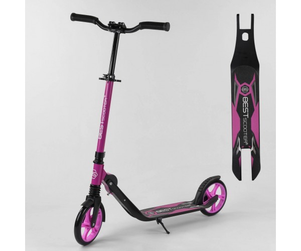 

Двухколесный самокат Best Scooter с зажимом руля 87602, Розовый