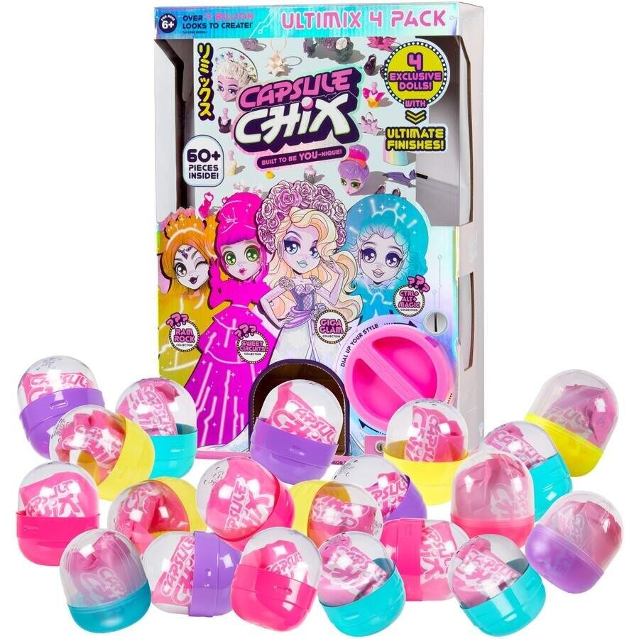 

Ексклюзивний набір Moose Toys із 4 ляльок Capsule Chix Ultimix 4 Pack