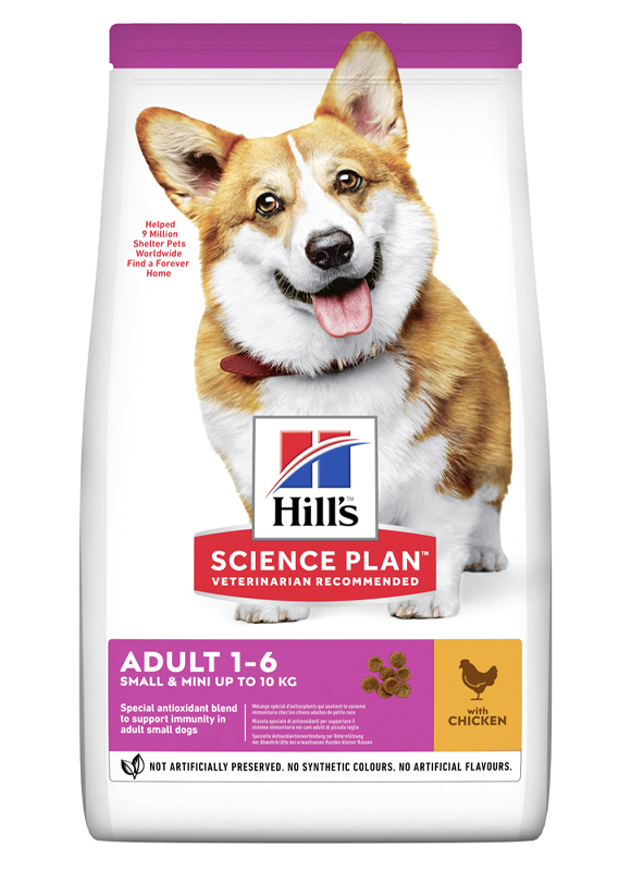 

Сухой корм HILL'S SCIENCE PLAN Adult Small & Mini для собак с Курицей - 1.5 кг