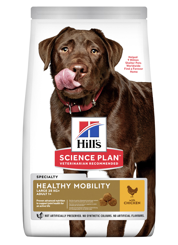 

Сухой корм HILL'S SCIENCE PLAN Adult Healthy Mobility Large Breed для собак с Курицей - 14 кг