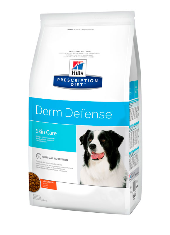 

Сухой корм HILL'S PRESCRIPTION DIET DERM DEFENCE для взрослых собак (защита кожи при дерматитах и потере шерсти) - 12 кг
