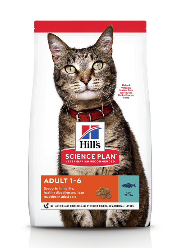 

Сухой корм HILL'S SCIENCE PLAN Adult для кошек с тунцом - 3 кг