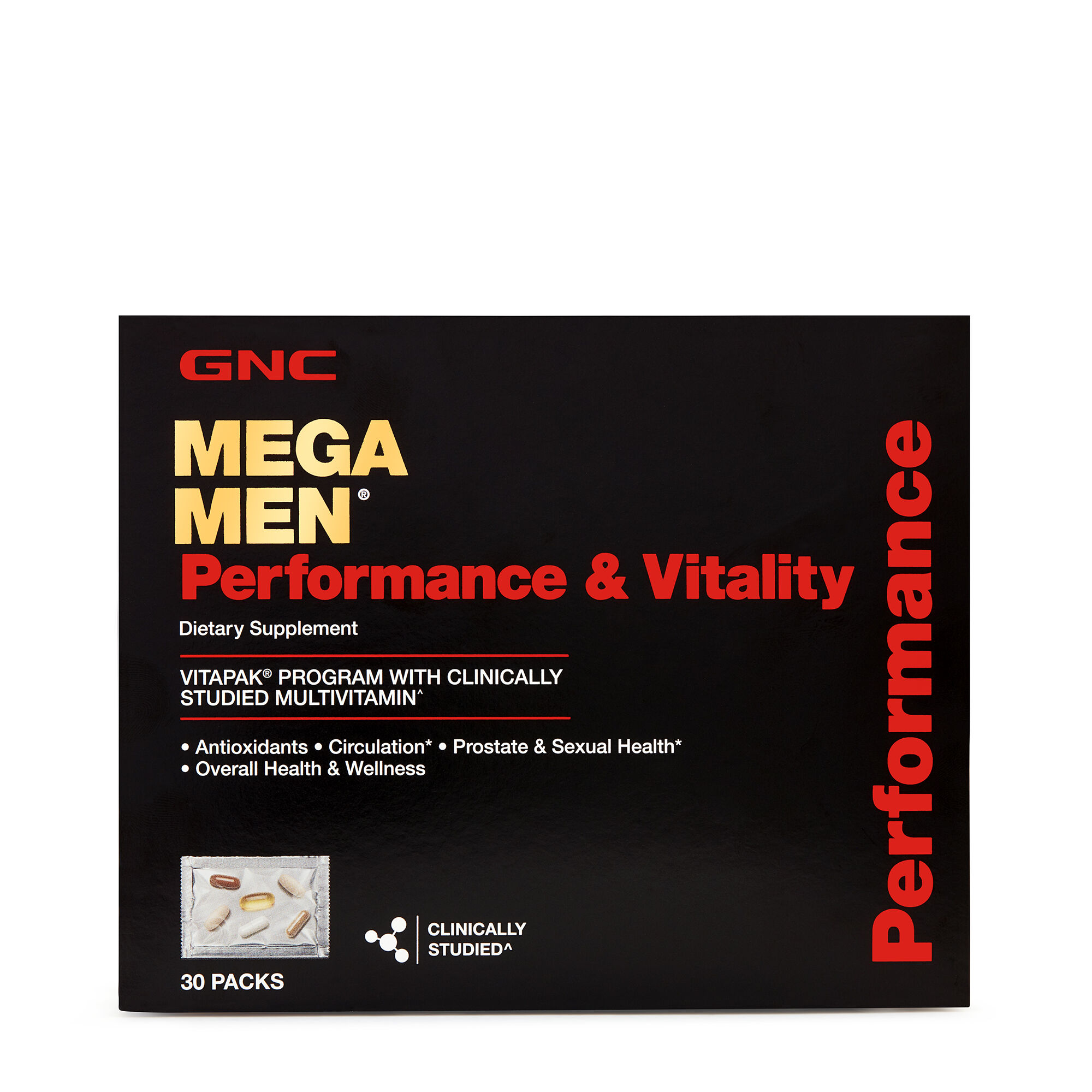 

Витамины GNC Mega Men Performance & Vitality Vitapak 30 пакетов (4384303295)