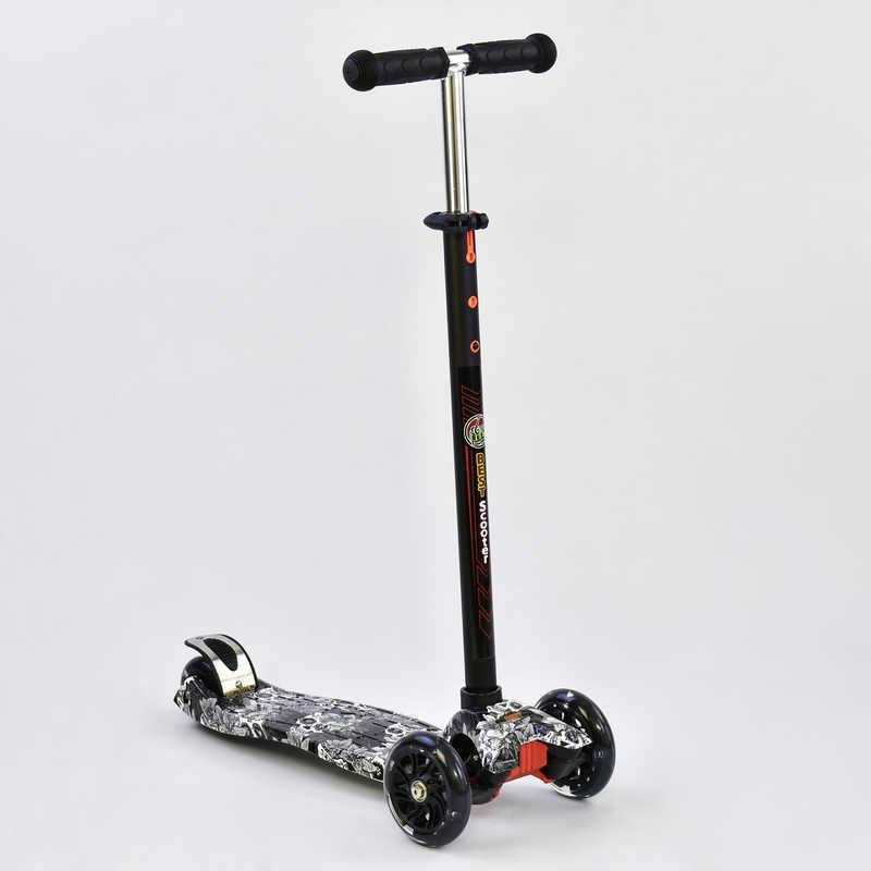 

Самокат А 25465 /779-1320 MAXI Best Scooter пластмассовый, 4 колеса PU, СВЕТ