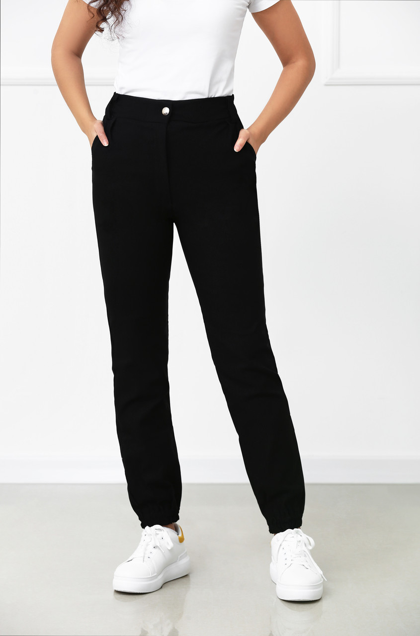 

Женские брюки джоггеры Fashion Girl "Bruno"  черный, Женские брюки джоггеры Fashion Girl "Bruno" 46 черный