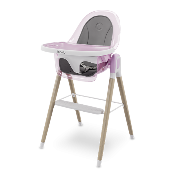 

Стульчик для кормления 2 в 1 Lionelo MAYA PINK ROSE