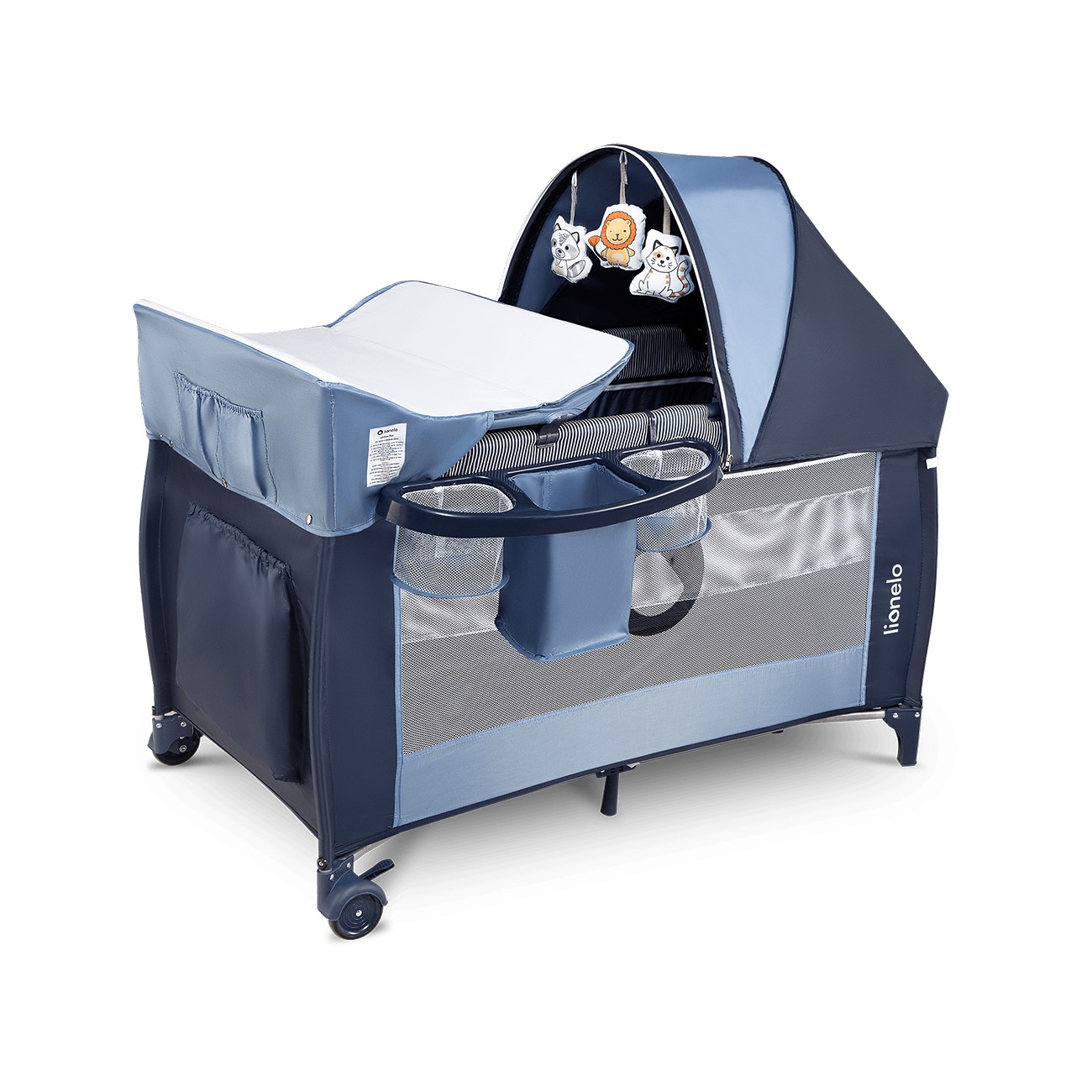 

Кроватка-манеж Lionelo SVEN PLUS BLUE NAVY