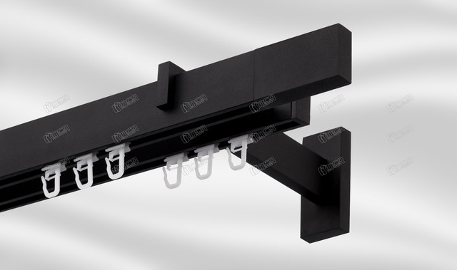 

Карниз двойной Square Line 240 см. Чёрный Финал Квадро