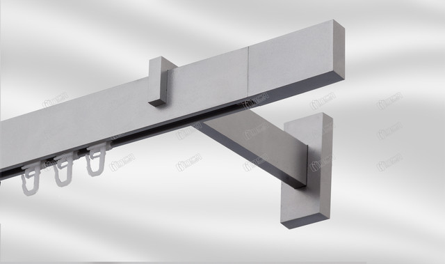 

Карниз одинарный Square Line 350 см. Сатин Финал Квадро