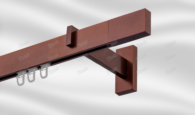 

Карниз одинарный Square Line 240 см. Медь Финал Квадро
