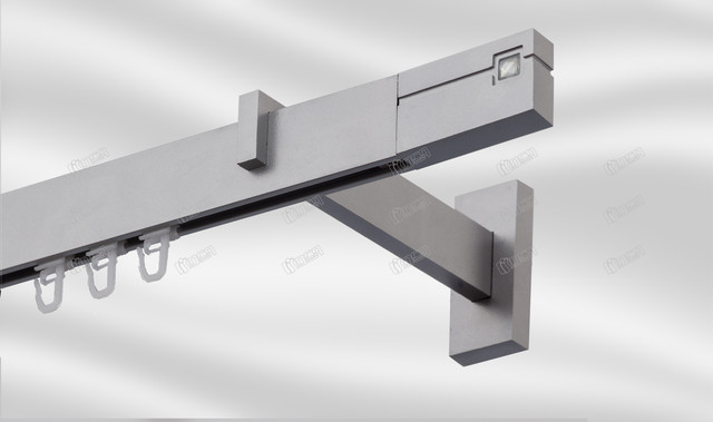 

Карниз одинарный Square Line 300 см. Сатин Финал Квадро с белым камнем