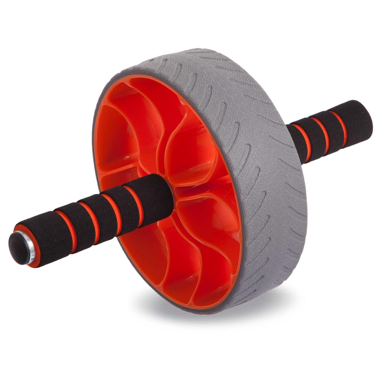 

Колесо-ролик для преса з ручками гімнастичний RECORD Одинарний Пластик TPR Помаранчевий (FI-0905)