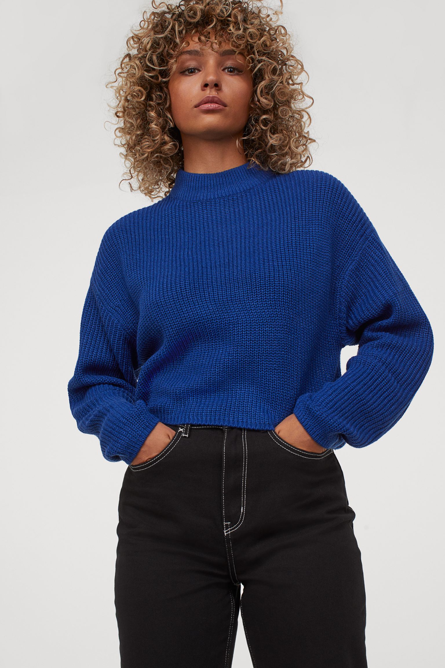 

Свитер H&M XS синий 15037674232