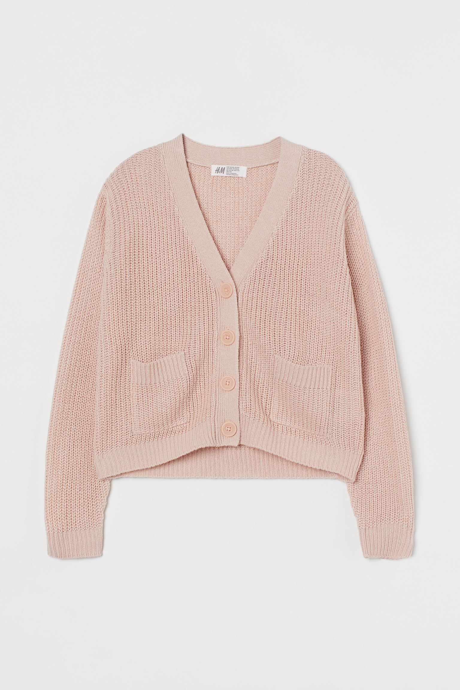 

Кардиган H&M 134 140см пудровый 27038644412