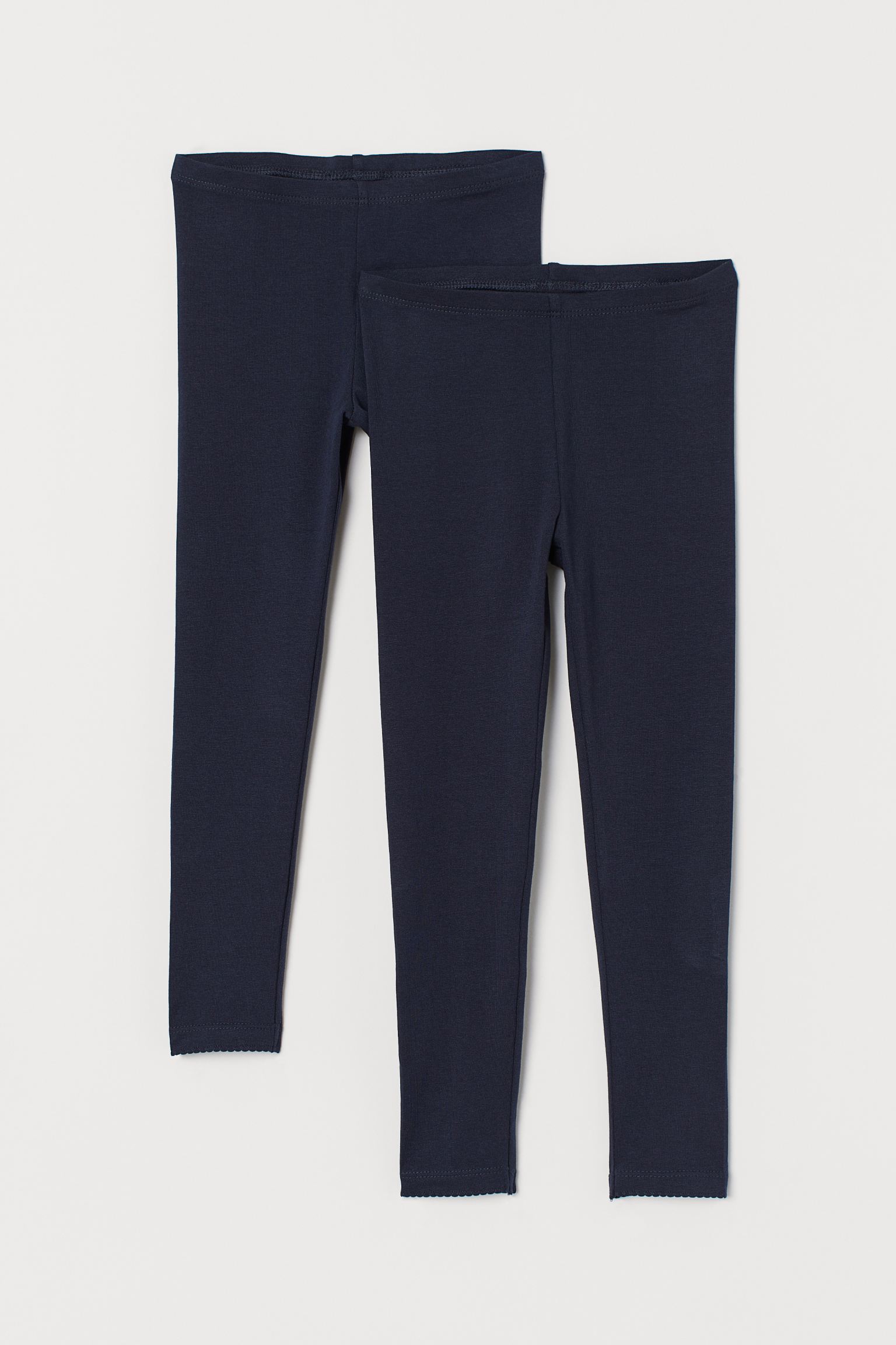 

Леггинсы (2 шт) H&M 122см темно синий 17047032790