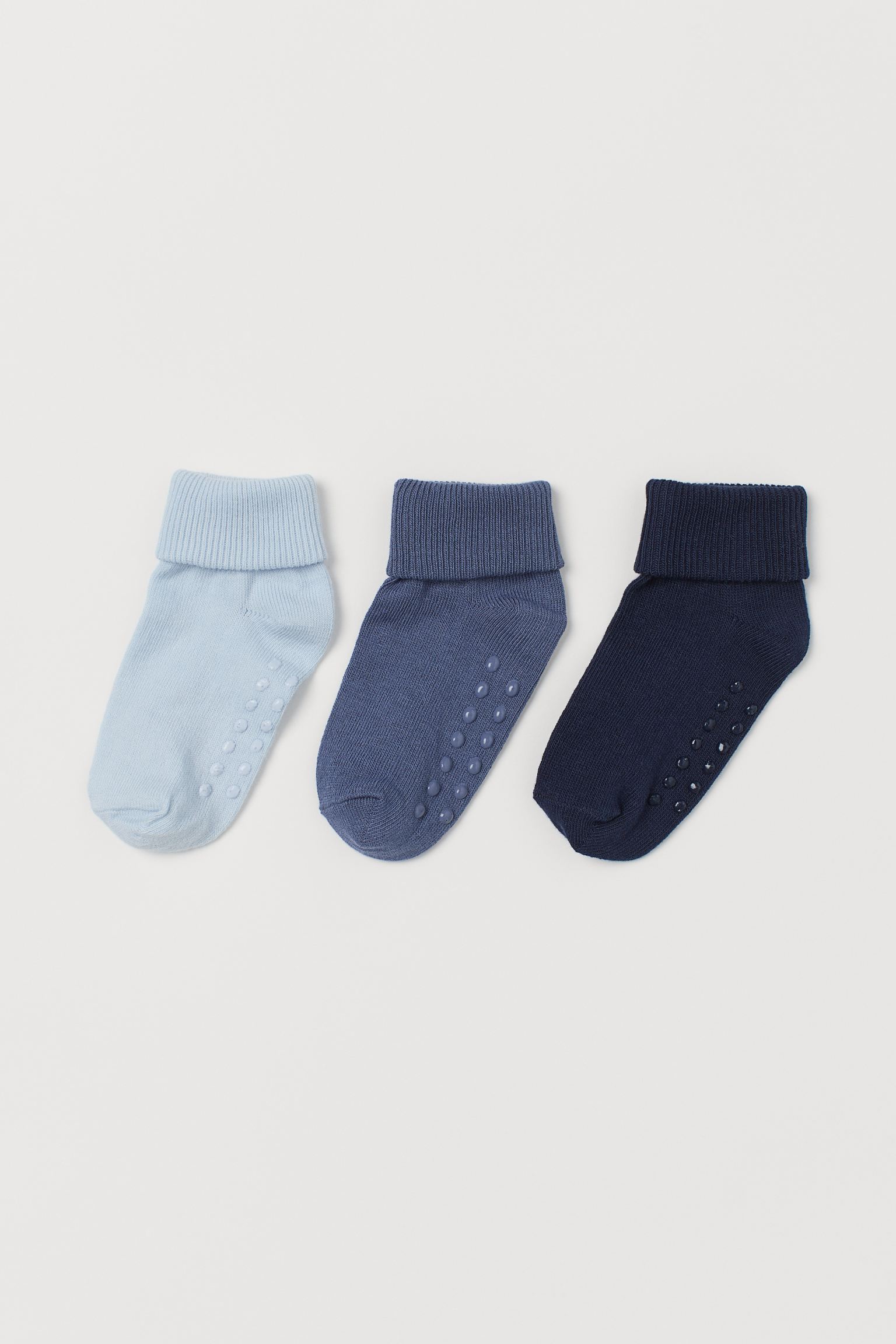 

Носки (3 пары) H&M 10 12 синий 16033333230