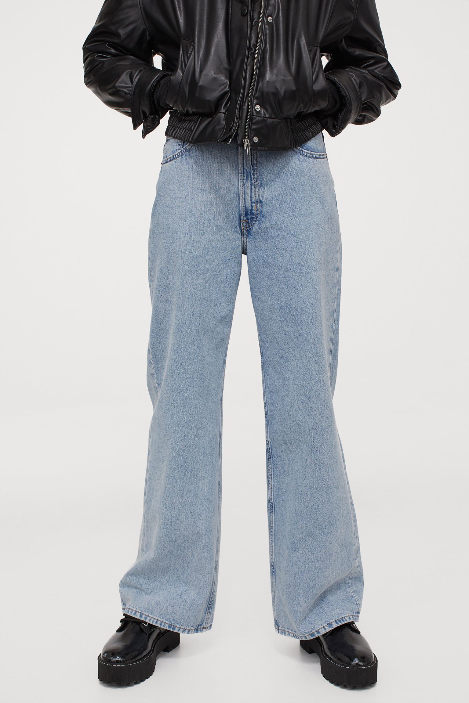 

Джинсы H&M 40 голубой 19038718892
