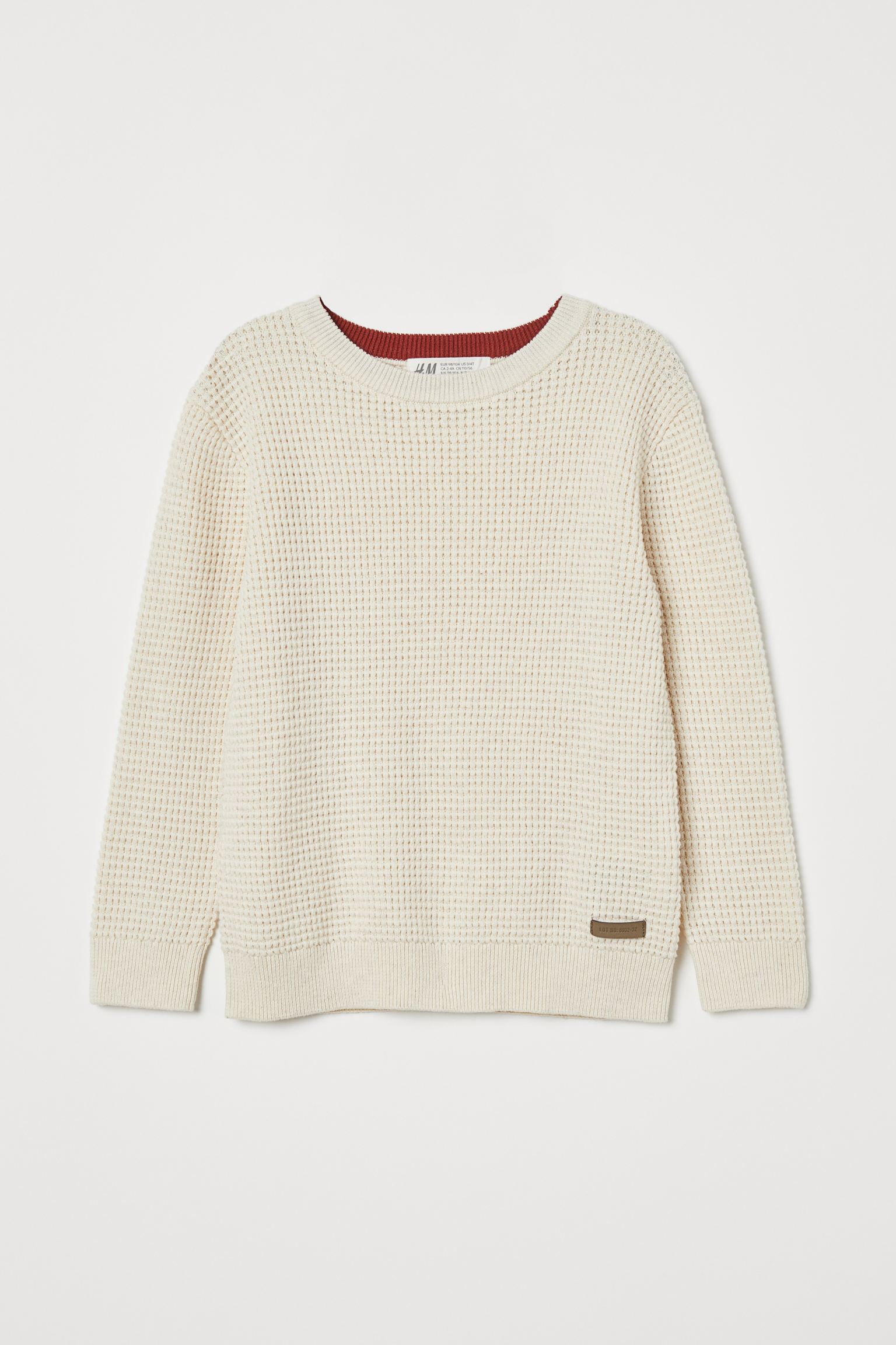 

Джемпер H&M 98 104см молочный 12027970562