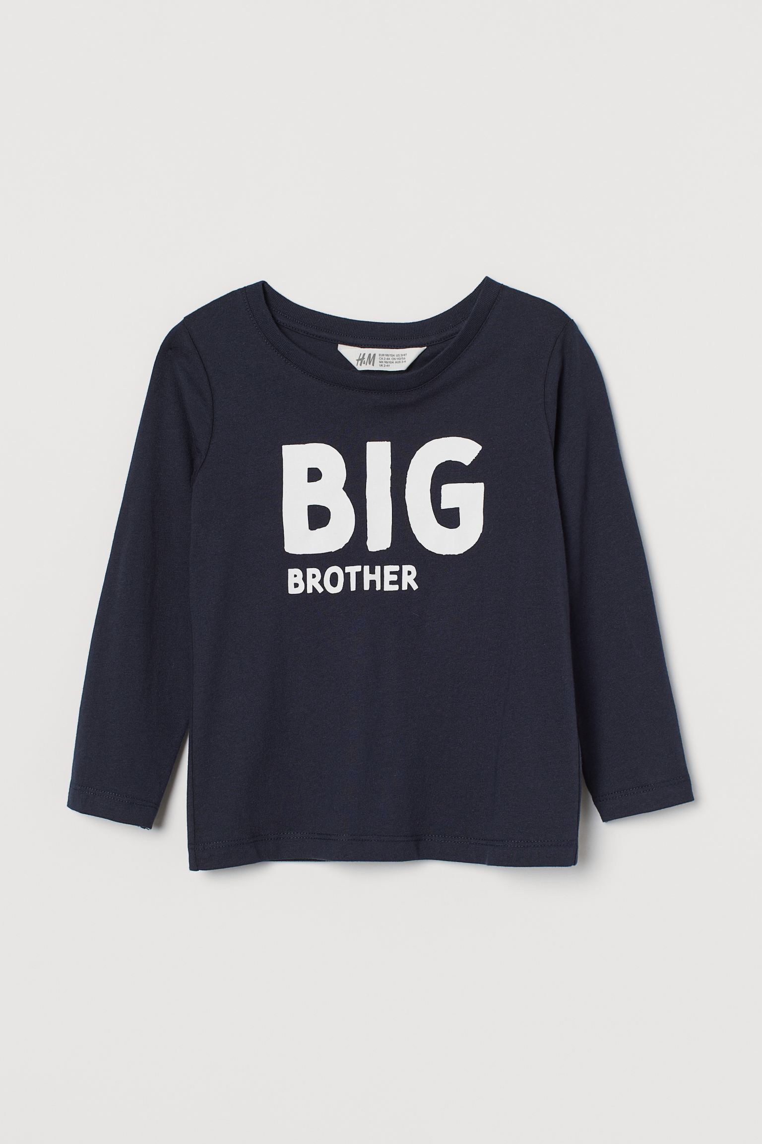 

Лонгслив H&M 110 116см темно синий 29049082202