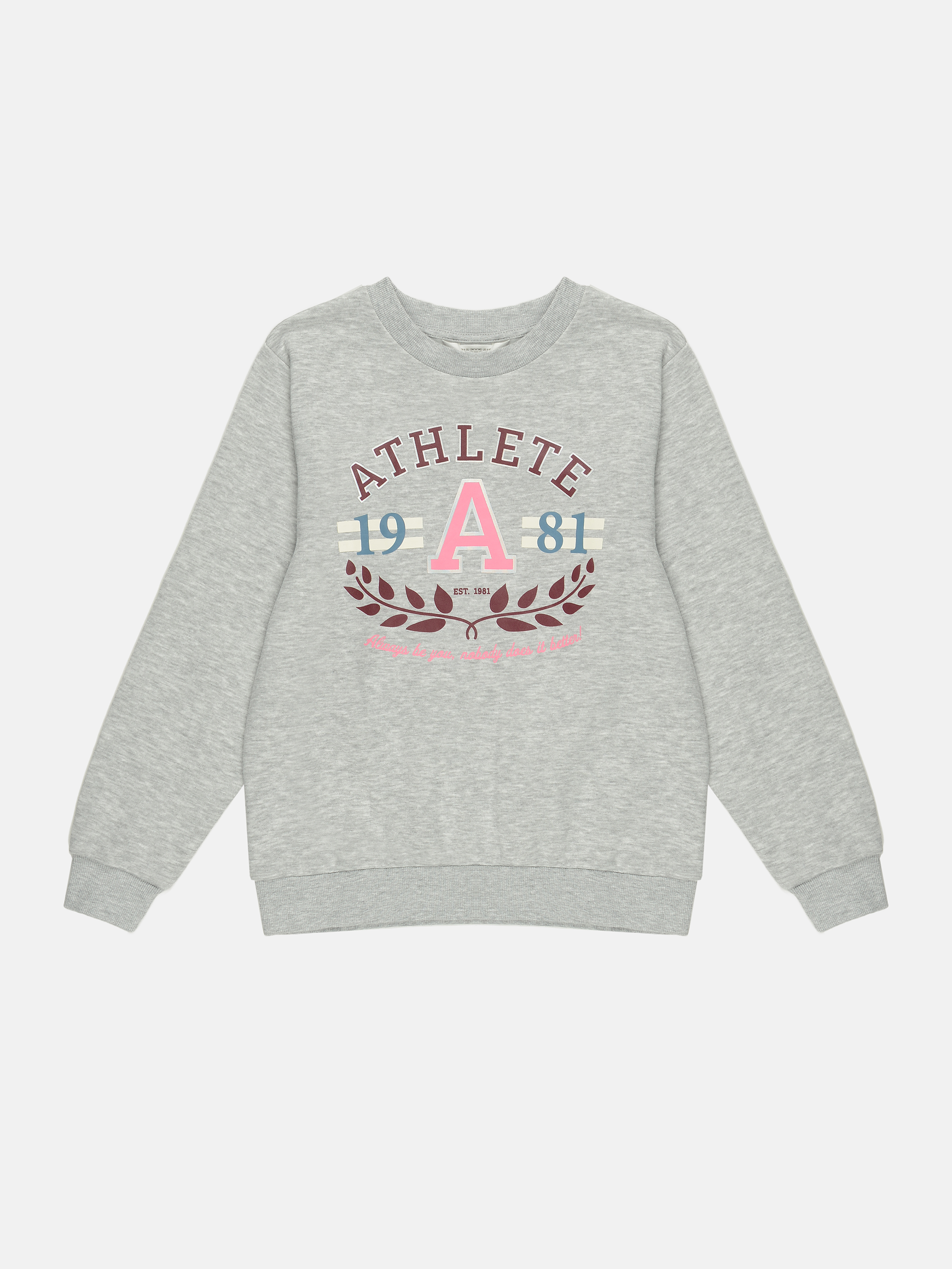 

Свитшот H&M 134 140см серый принт 26128705182