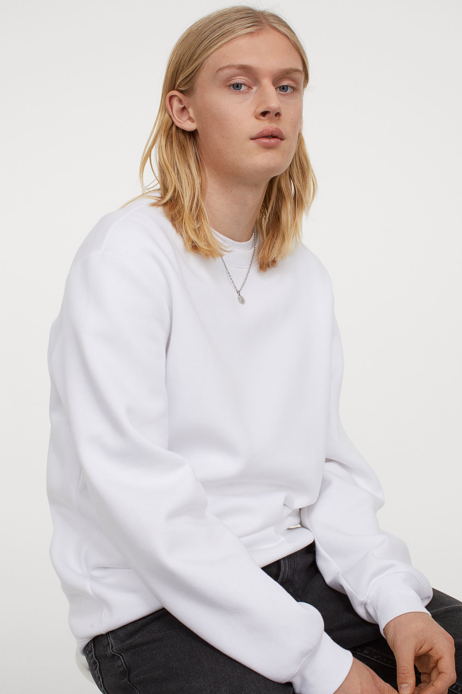 

Свитшот H&M  белый 14046858132, Свитшот H&M XL белый 14046858132