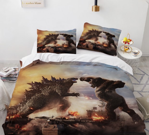 

Комплект постельного белья с 3D рисунком Годзилла #21