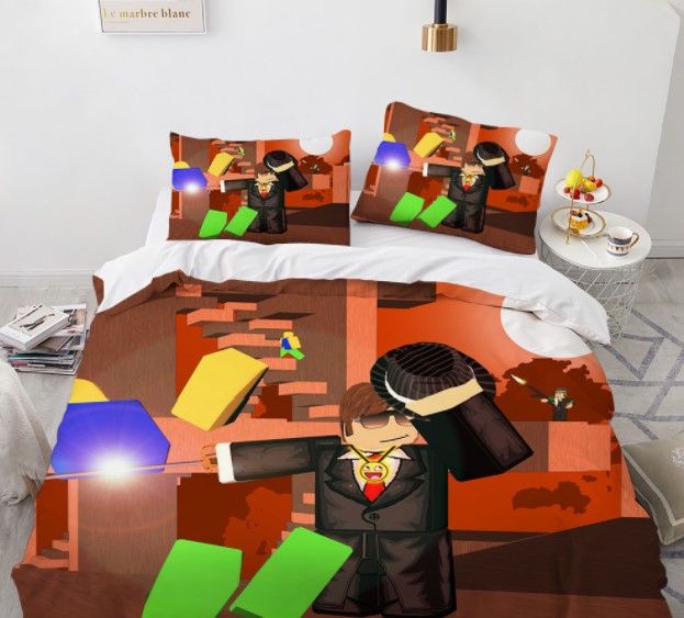 

Комплект постельного белья из трех частей с 3D рисунком Roblox Роблокс №12