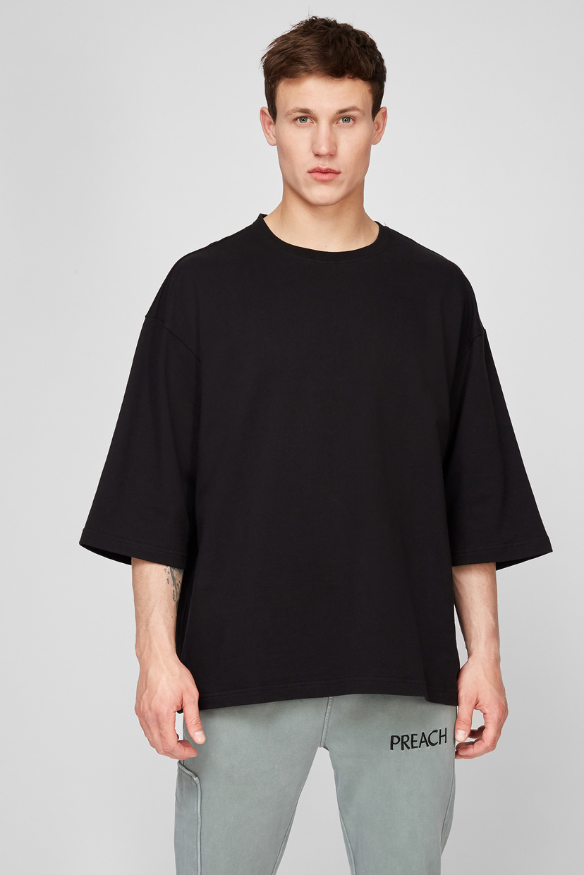 

Мужская черная футболка Kimono Sleeve T Preach  205103, Мужская черная футболка Kimono Sleeve T Preach S 205103