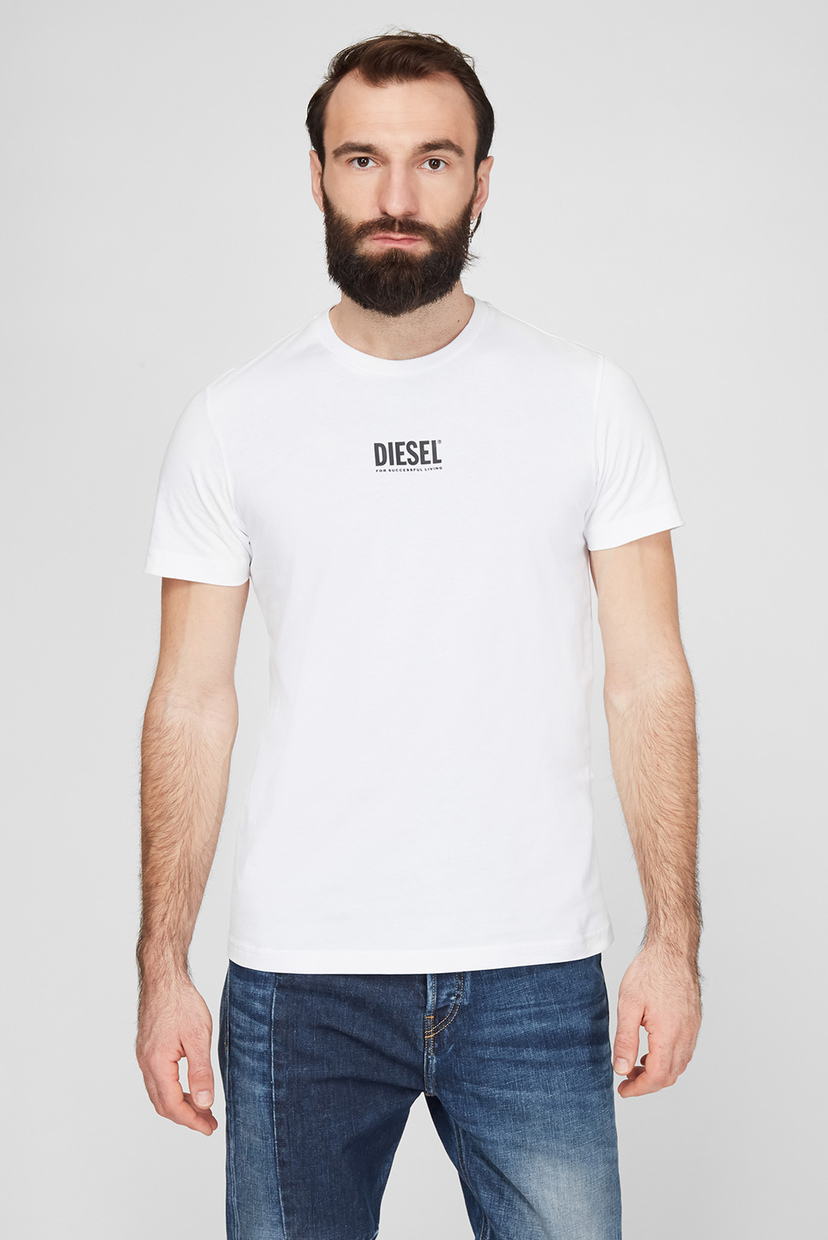 

Мужская белая футболка T-DIEGOS-SMALLOGO Diesel XL A02365 0AAXJ