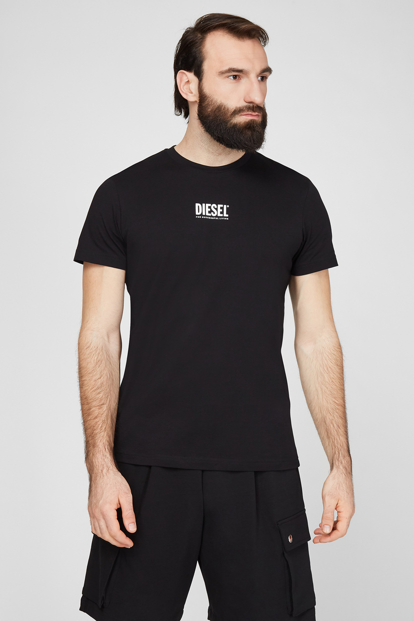 

Мужская черная футболка T-DIEGOS-SMALLOGO Diesel M A02365 0AAXJ