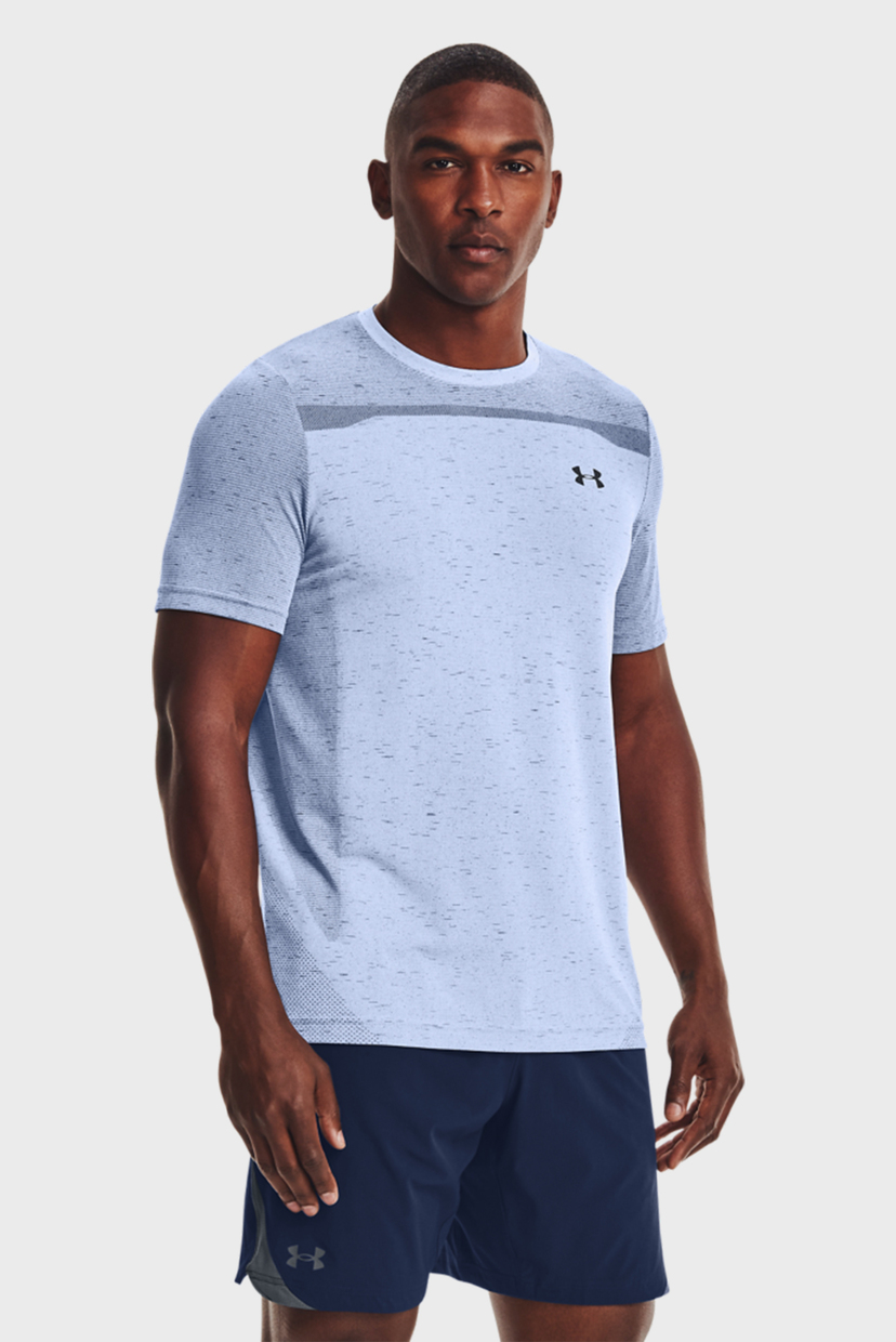 

Мужская голубая футболка UA Seamless SS-BLU Under Armour XXL 1361131-438