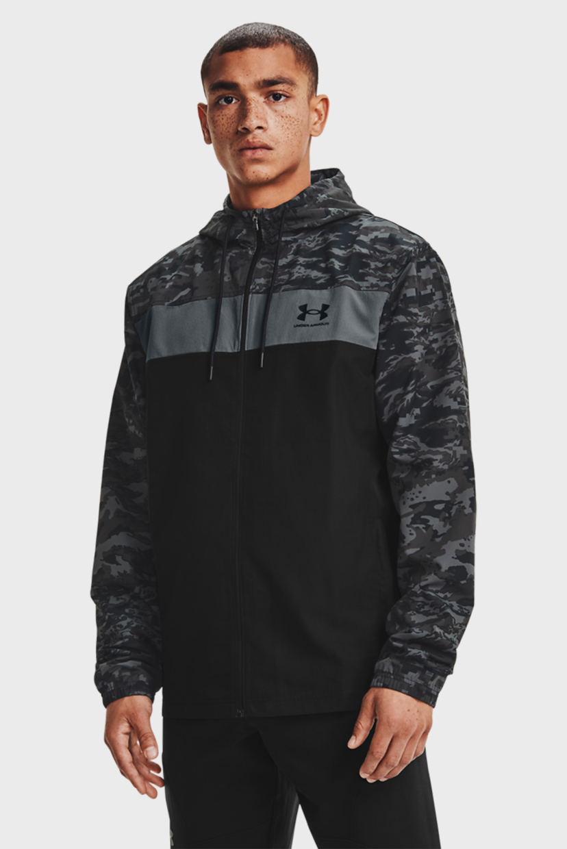 

Мужское черное худи UA SPORTSTYLE CAMO WNDBKR Under Armour M 1361622-001